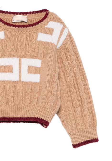 Pull con maglia intrecciata ELISABETTA FRANCHI KIDS | EGMA044.C.FL230D765